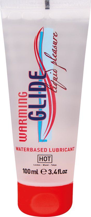 Hot Warming Glide glijmiddel 100 ml - Transparant