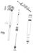 Sram Cilinder afstandhouder kit Sram T.1 Rs Reverb Xplr Axs (12) zwart