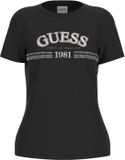 Guess Dames T-shirt Zwart Alda