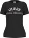 Guess Dames T-shirt Zwart Alda