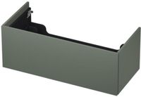 INK - Onderkast 1 Lade Push 2 Open - 1000x450x376 Mm - Mat Beton Groen