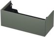INK - Onderkast 1 Lade Push 2 Open - 1000x450x376 Mm - Mat Beton Groen