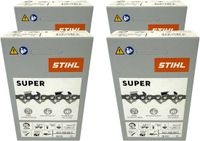 Stihl 4x 3/8" Rapid Super 3 (RS3) zaagketting 50 cm 3/8" 1.6 mm 72 TG 4 stuks