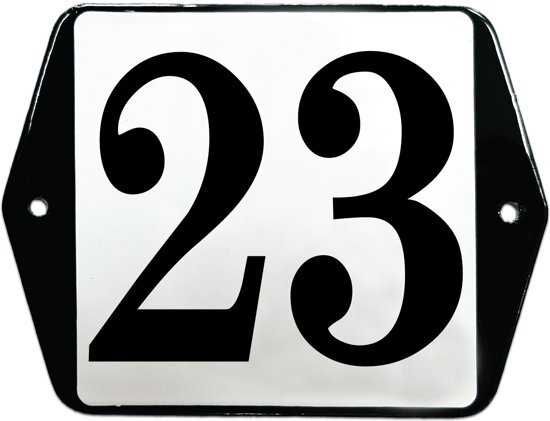EmailleDesignÂ® Emaille huisummer model oor - 23