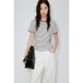 Mango gestreept T-shirt - zwart