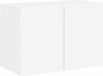 Meuble TV mural 60x30x41 cm blanc