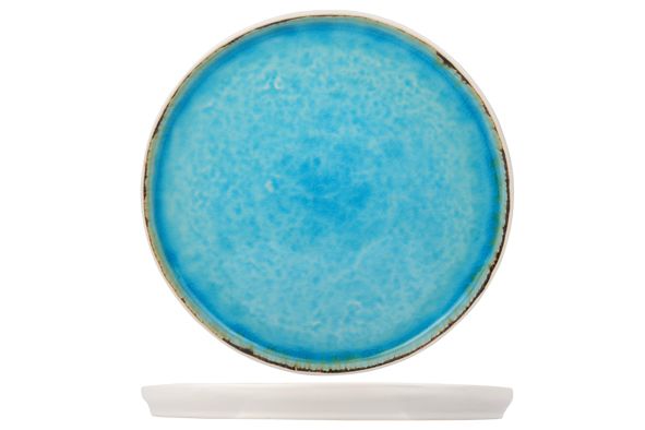 Cosy & Trendy Laguna Azzurro Plate - Turquoise - 21.5cm
