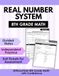 8th Grade Math Workbook: Real Number System & Scientific Notation