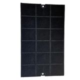 DL SERVICE F41 Actieve koolfilter voor Electrolux afzuigkap Faber Ariston Whirlpool Electrolux Smeg | filter 2 gaten voor bevestiging afmetingen 45 x 27 cm | compatibel met Faber Ariston Whirlpool