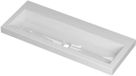 Wastafel INK Roots Wastafel Porselein Zonder Kraangat - 1000x400x60 mm - Glans Wit