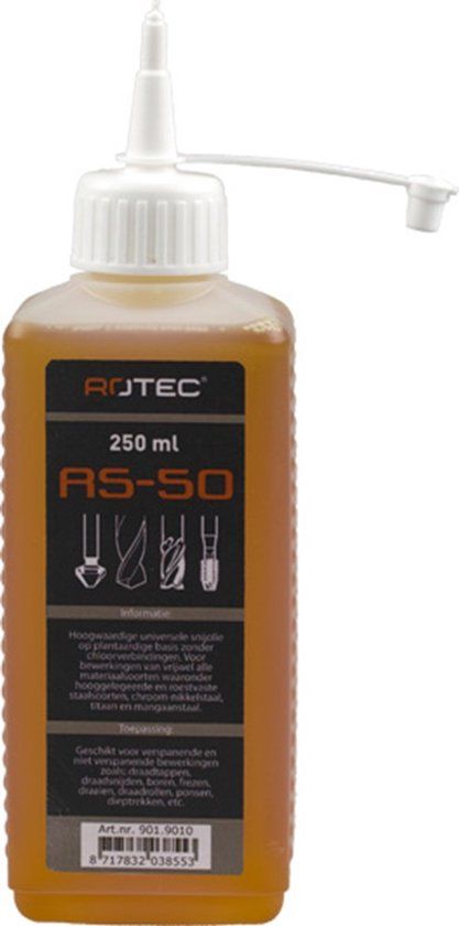 Rotec Snijolie RS50 in flacon 250 ml
