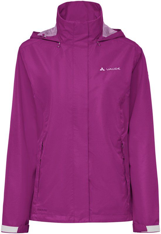 VAUDE Escape Light Jas Dames Hardshell Waterdicht Winddicht Roze Orchidee Maat 36