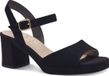 Tamaris Comfort Essentials Dames Sandalen - ZWART SUEDE
