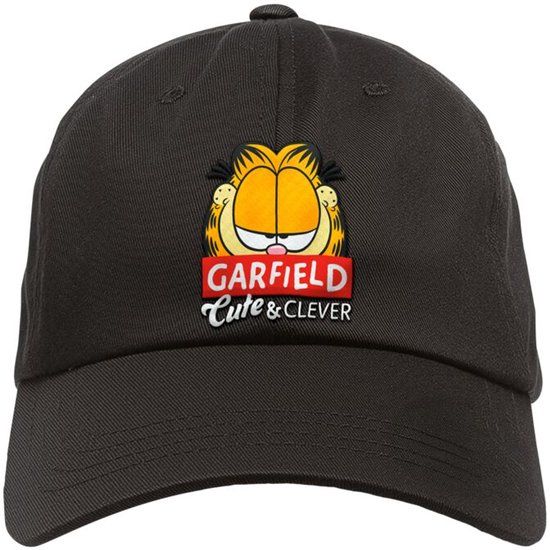 Garfield Metal-Kids - Cute & Clever Unisex Cap - Zwart - L