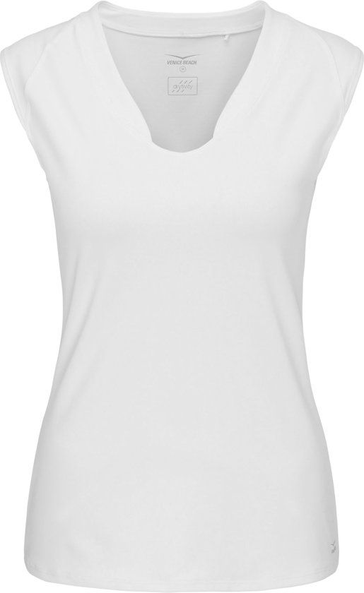 Venice Beach Eleam shirt Sportshirt - Maat L - Vrouwen - wit