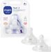 MAM Spenen Maat 3 voor 4+ Maanden, Fast Flow met SkinSoft Silicone, Past op Alle Babyflessen, Babyvoeding Essentials, Pack van 2