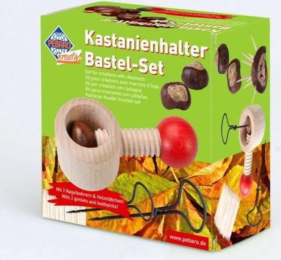 Pebaro Kastanjeboor Set Knutsel Speelgoed voor Kinderen en Creativiteit
