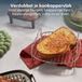 Philips étagère double couche Accessoire Airfryer - HD9904/01 - Convient pour Philips - Étagère double couche de 3,2 L avec 7 moules à muffins