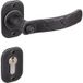 Galbusera poignée de porte SEEFELD PZ rosace noir antique