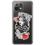 ERT GROUP mobiel telefoonhoesje voor Xiaomi 11 LITE 4G/5G origineel en officieel erkend DC patroon Wonder Woman 014 optimaal, gedeeltelijk bedrukt