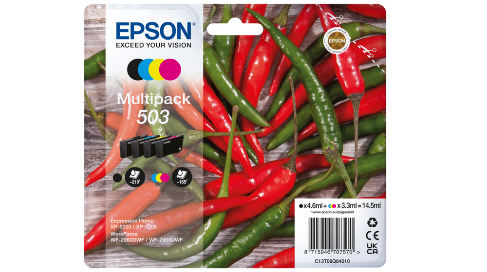 Epson 503 multi pack / cyaan, geel, magenta, zwart
