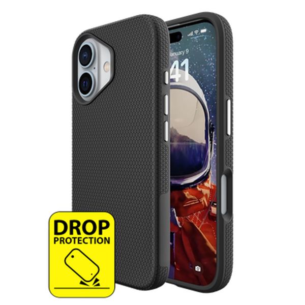 Just in Case Cover Case for Apple iPhone 16 Plus - Black