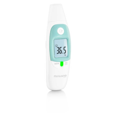 Miniland Thermosense contactthermometer voor oor en voorhoofd - Turquoise