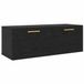 vidaXL Wandkast 100 x 36.5 x 35 cm Bewerkt hout Zwart eiken