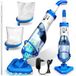 tillvex Aspirateur de piscine sans fil avec manche télescopique + filtre de rechange