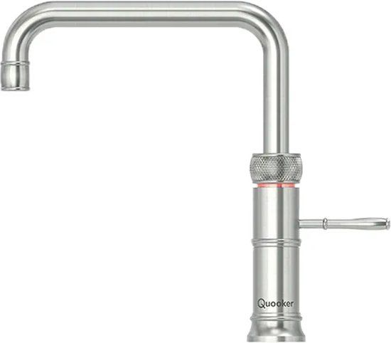 Quooker Classic Fusion Square Kokend Waterkraan RVS - Zonder Boiler