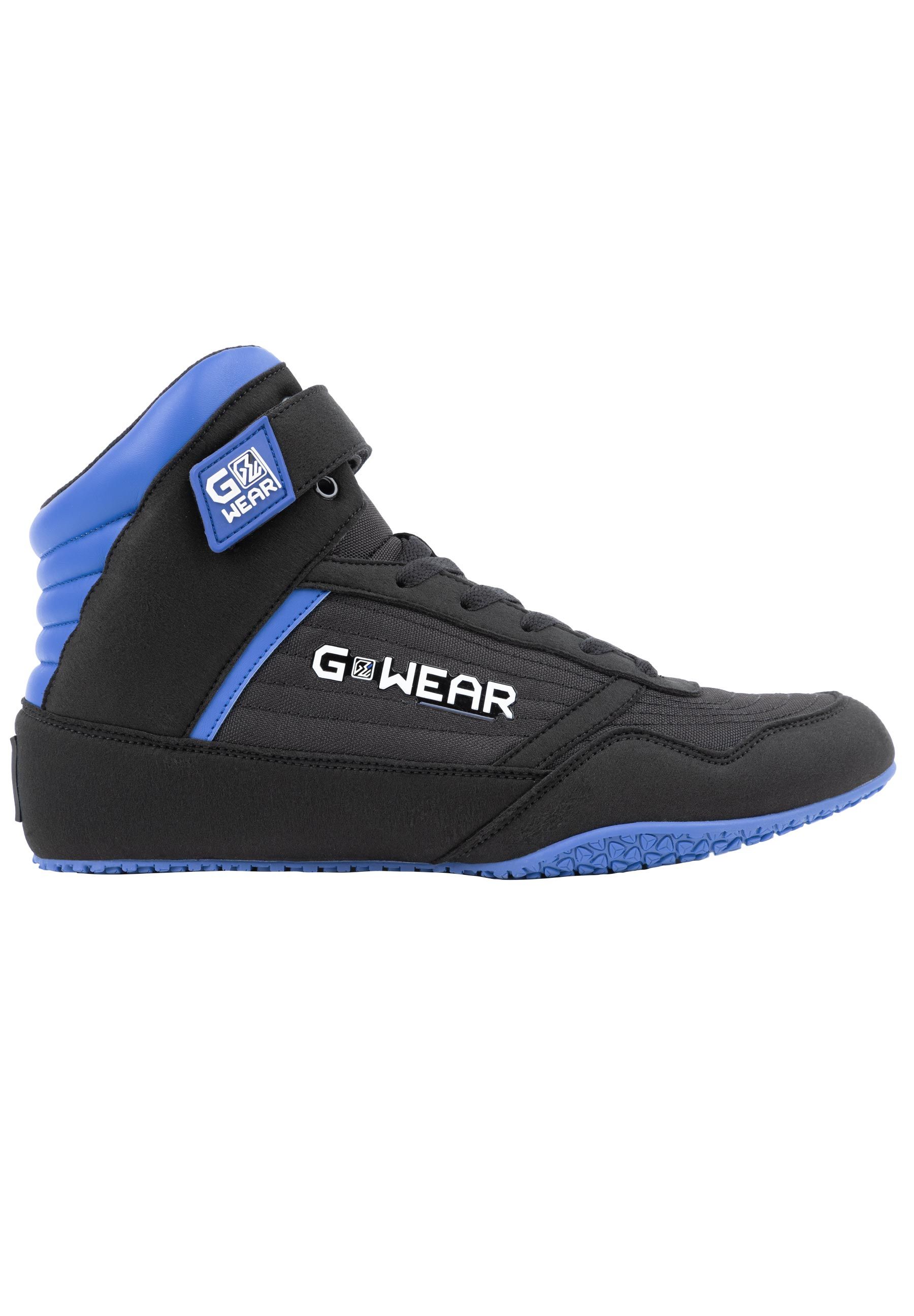 Gorilla Wear Gwear Classic High Tops Sportschoenen - Zwart/Blauw - Maat 45 - Heren Fitness & Training Schoenen