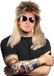 Boland Rocker/biker verkleed set voor heren - Carnaval verkleed pruik blond - met 2 Tattoo sleeves West coast tribal