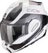Scorpion Exo-Tech Evo Pro Commuta Blanc-Argent Casque modulable - Taille L