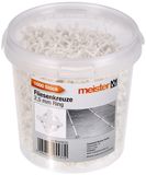 Meister Tegelkruisjes 2,5 mm - 1200 stuks - wit