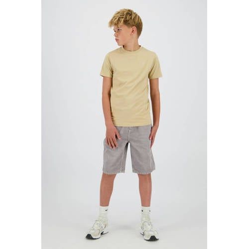 Raizzed T-shirt met backprint zand Beige Jongens Katoen Ronde hals Backprint - maat 176