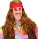 Widmann Hippie Pruik Met Hoofdband En Snor