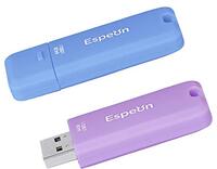 Espeon 2-Pack 64GB USB 3.0 Flash Drive, Macaroon kleuren - Lichtblauw, Licht Violet - ESP64G2PKM