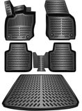 ELMASLINE 3D Rubber Automatten & Kofferbakmat Set voor AUDI A6 2018-2026 [C8] | Combi - geurloos & op maat - hoge rand