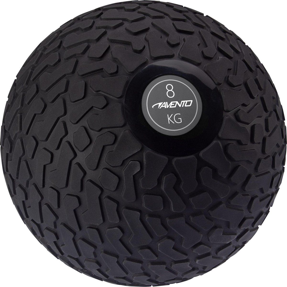 Avento Slam Bal met Profiel - 8 kg - Zwart/Grijs