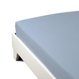 Caleffi 1003524 Percal onderlaken voor tweepersoonsbed, lichtblauw