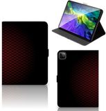 B2Ctelecom iPad Pro 11 2020/2021/2022 Tablet Hoes Geruit Rood