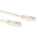 ACT IB1001 CAT6A U/UTP LSZH Patchkabel - Ivoor - 1 meter