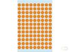 HERMA 1844 Étiquette ronde 8mm fluo orange 540 pièces