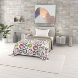 Zomer Fantasy Zomer quilt "FANTASY" bedrukt, Cerchi Astratti, 170x270cm