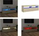 vidaXL Tv-meubel met LED-verlichting 120x35x40 cm sonoma eikenkleurig