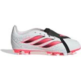 adidas uniseks-kind Predator Club Fold-Over Tongue Firm Ground/Multi Ground Football Boots Kids Shoes, ftwr white/Solar Turbo/core black, 37 1/3 EU
