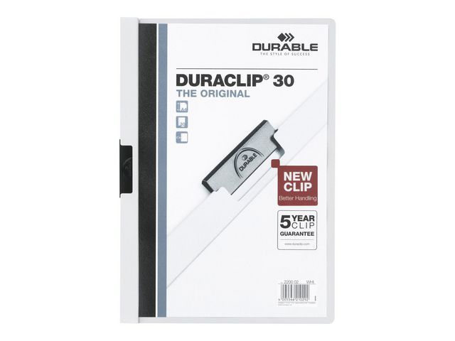 DuraClip Clipmap + tas A4 30 vel wit
