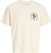Jack & Jones T-shirts T-shirts Heren XS Katoen Antique White 1