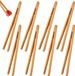 BeiJingLiangPinJiaZuoKeJiWenHuaFaZhanYouXianGongSi Set de 8 pinces en bambou réutilisables de 18 cm