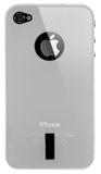 mumbi Case f/ iPhone 4/4S mobiele telefoon behuizingen Hoes Transparant, Wit